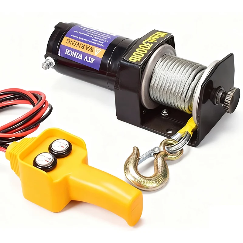 12V 24V ポータブル電動ウインチ スチールケーブルウイ - Fishing Boat Anchor Winch のレビューと価格