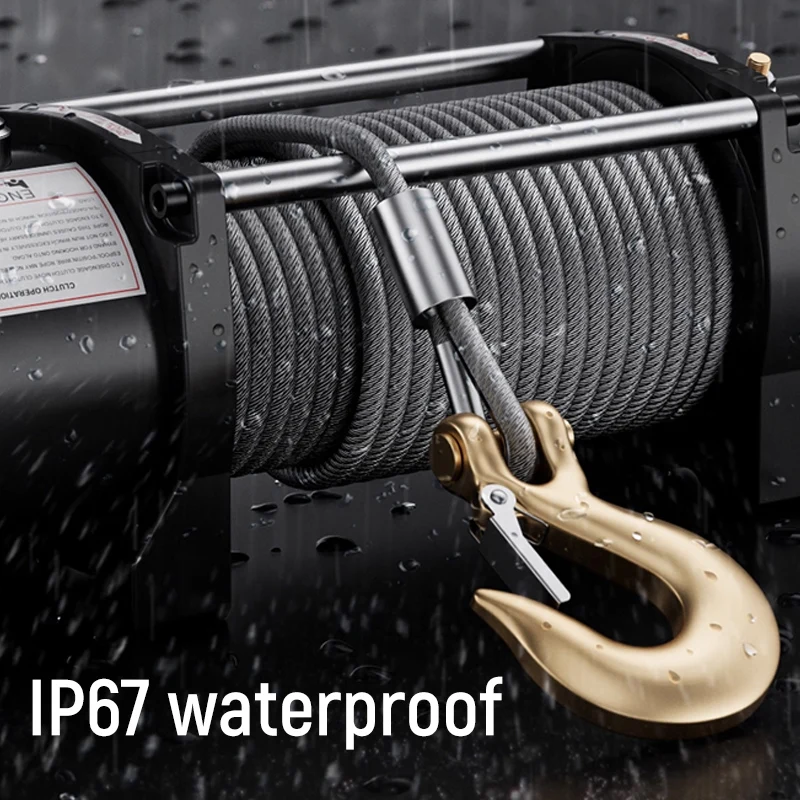 12V 24V ポータブル電動ウインチ スチールケーブルウイ - Fishing Boat Anchor Winch のレビューと価格